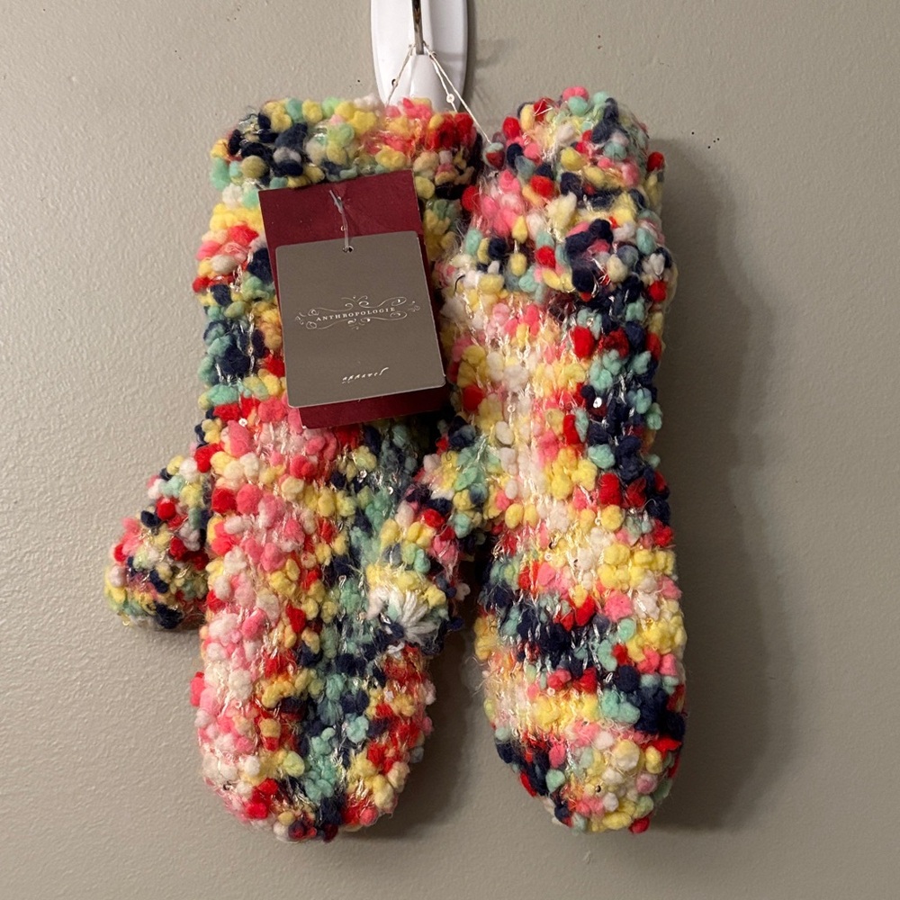 Anthropologie Funky Mittens -small